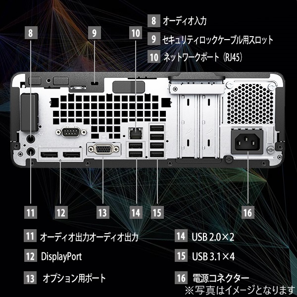 HP (エイチピー) デスクトップPC 600G3/Win11 Pro/MS Office Hu0026B 2019/Corei5 第7世代/WIFI /Bluetooth/DisplayPort/8GB/SSD256GB（整備済み品） | Miracle